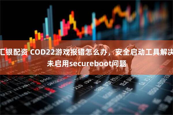 汇银配资 COD22游戏报错怎么办，安全启动工具解决未启用secureboot问题